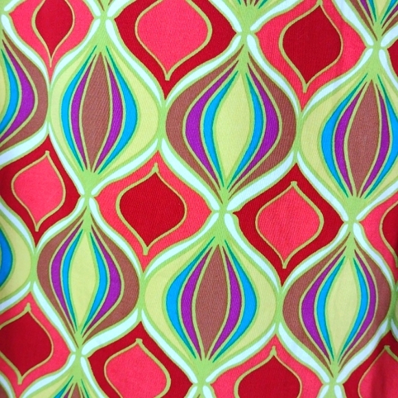 Nine West High Style Colorful Fall Party Cami Dress NWT  SZ 16 - Picture 4 of 16